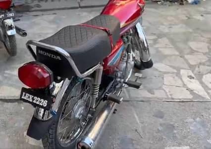 Honda CG 125only contact my WhatsApp 03217579267