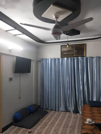 BEAUTIFUL 4TH FLOOR 2 BED DD APARTMENT FOR SALE AT IQBAL COMPLEX NORTH KARACHI