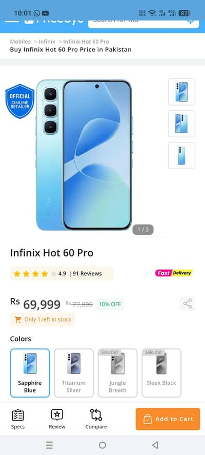 infnix hot 60 pro 10 10ok ha 8128
