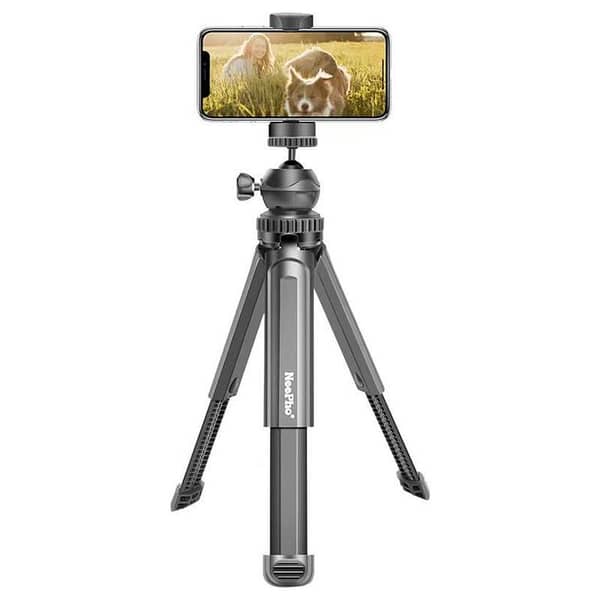 R1S 3-in-1 Bluetooth Selfie Stick with Tripod & Flash Light | Foldable Extendable Selfie Rod with Wireless Remote for Android, iPhone & Action Cameras