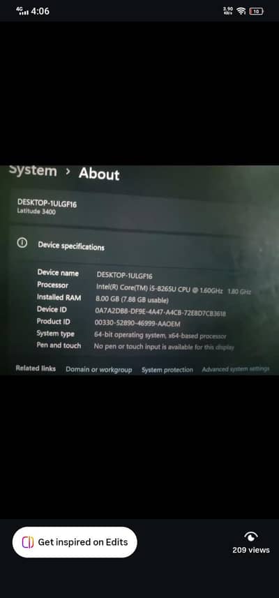 Dell laptop
