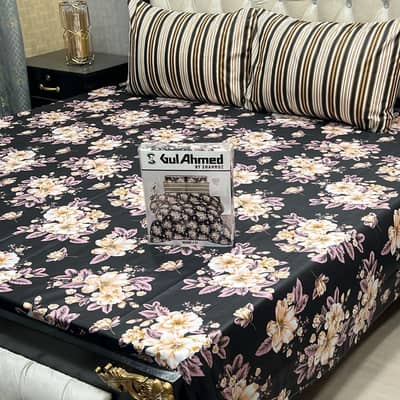 beautiful bedsheets stiched only 1500