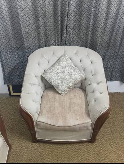 5 seater sofa set with cushions and cover