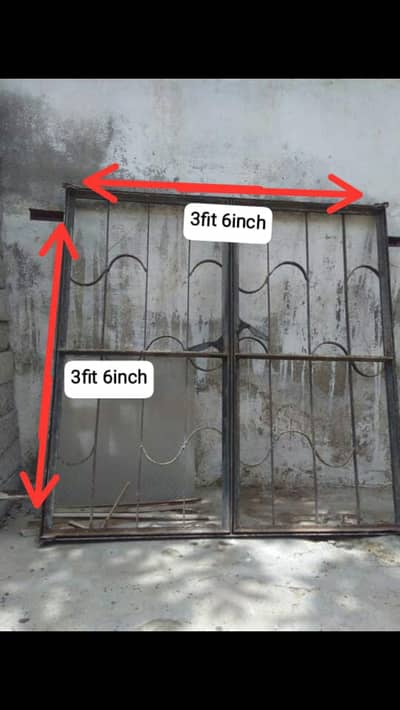 Iron window grill urgent sell