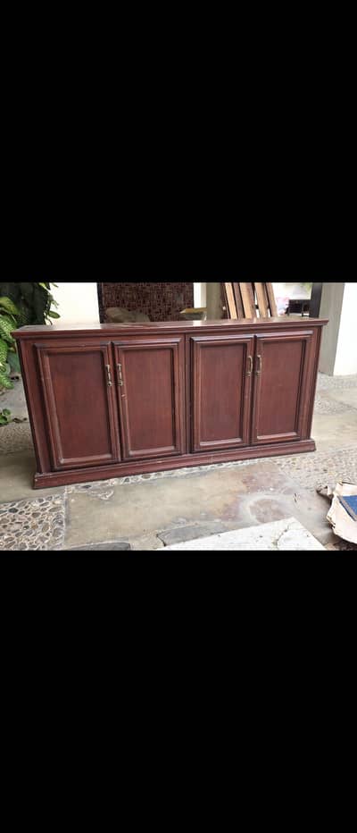  Wooden 4-Door Cabinet / Sideboard for Sale