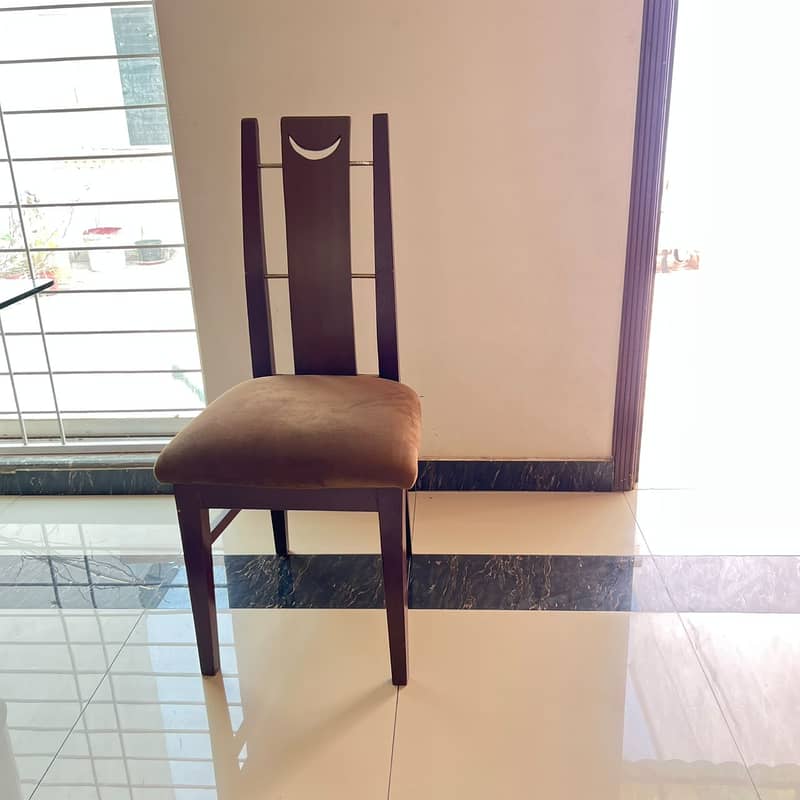 Solid Wood Dining Table Set — 6 Chairs 3