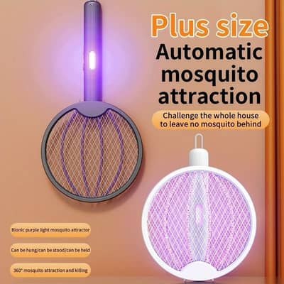Electric Mosquito Killer USB  Rechargeable Fly Trap Mosquito Swatter