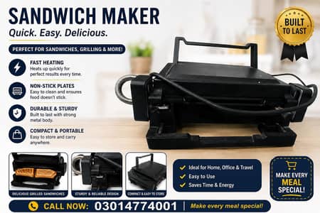 Electric stove Chula sandwich maker Tikka and beef maker