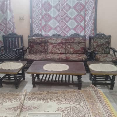 sofa with table