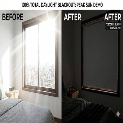 window blinds (Sun Light Block ) | Wpc panel | Pvc floor | Wifi blind