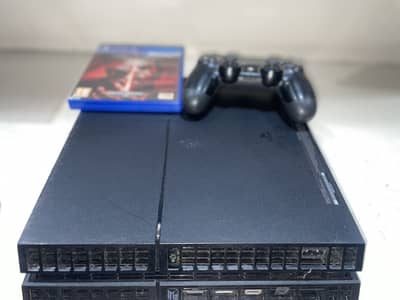 PS4 fat 500 gb 1 controller 1 game taken 7