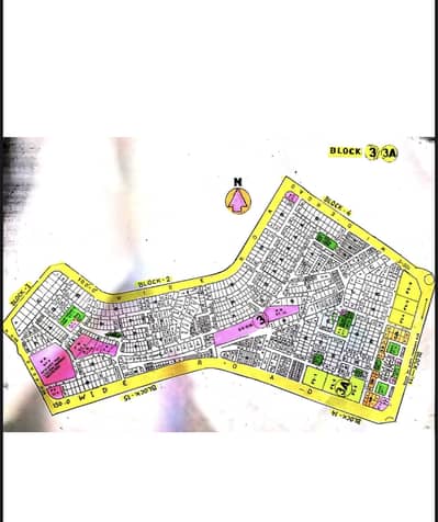 WEST OPEN 512 SQUARE YARDS PLOT AVAILABLE FOR SALE JAUHAR BLOCK 3