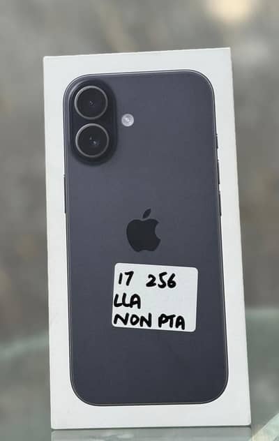 Apple iPhone 17 256GB Black Lla model box Pack Non Active