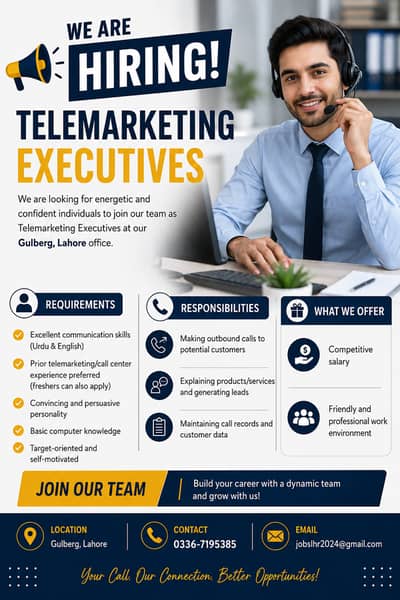 TELEMARKETING EXECUTIVE
