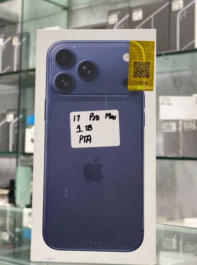 Apple iPhone 17 Pro Max 1TB Pta Approved Box pack