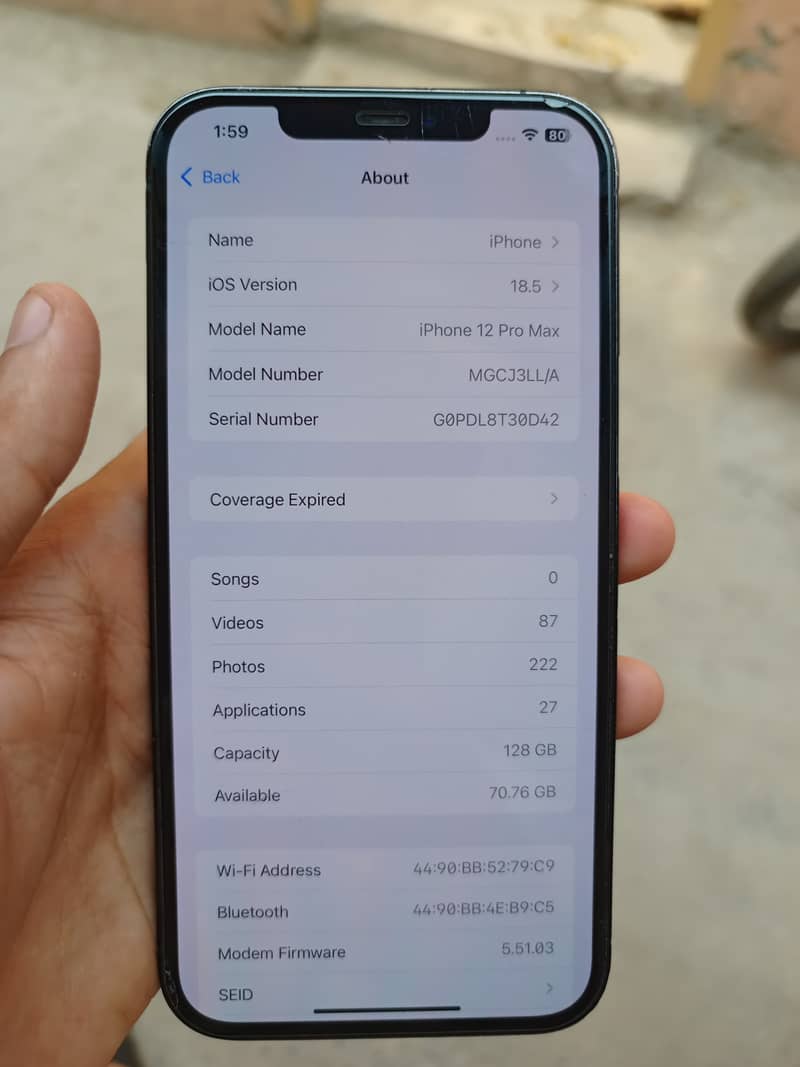 Apple iPhone 12 Pro Max 8