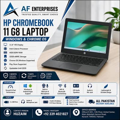 Hp Chromebook 11 G8 | Windows & Chrome OS | HP Chromebooks For Sale
