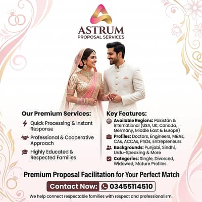 Best Marriage Bureau Pakistan | Rishta Service for Educated Families