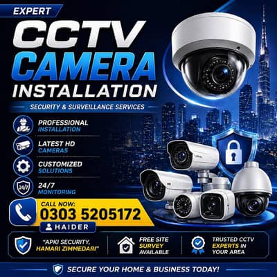 CCTV cameras installation