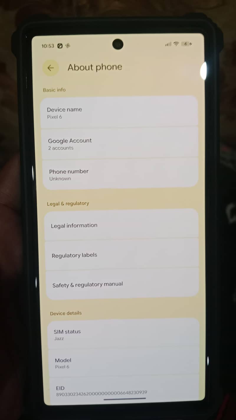 Google pixel 6 8