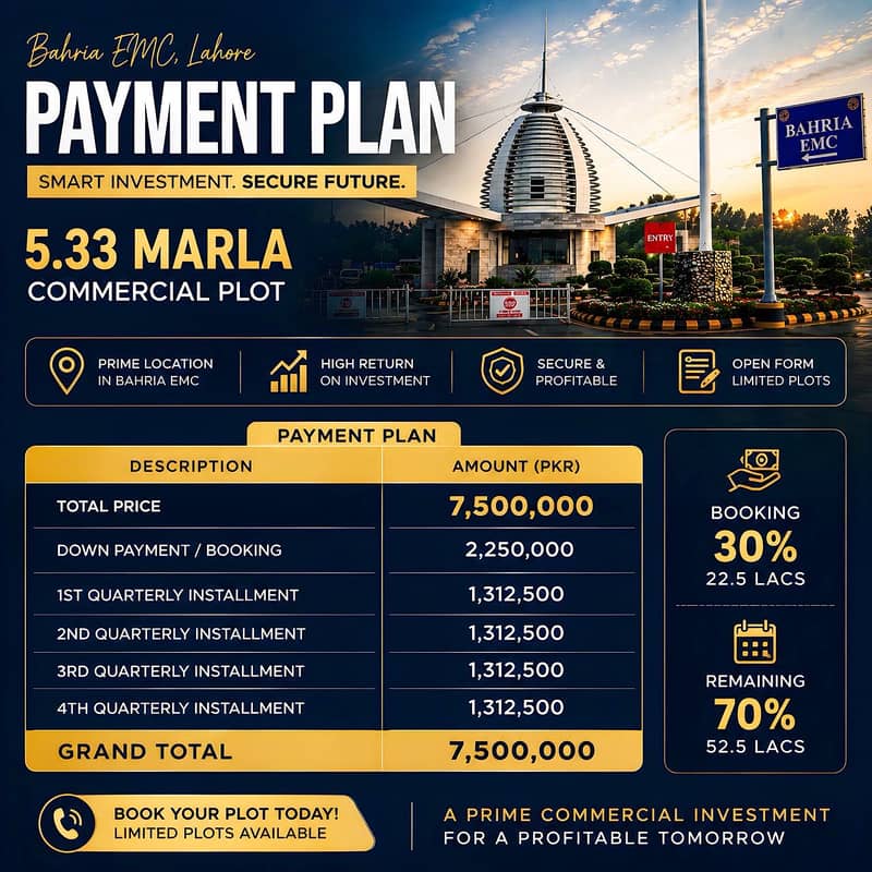 5 marla commercial plot 1