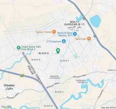 Investor Rate Sun Face 10 Marla Possession Plot 1.15 Cr - FMC / B17 Islamabad