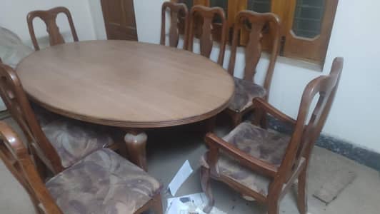 all ok 8 chair with table