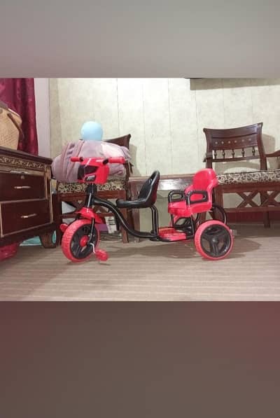 big dubble baby 3 wheel cycle good condition