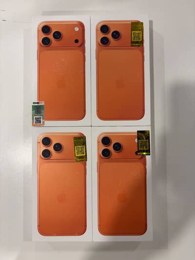 iPhone 17 Pro Max 512 GB Orange Official PTA Approved