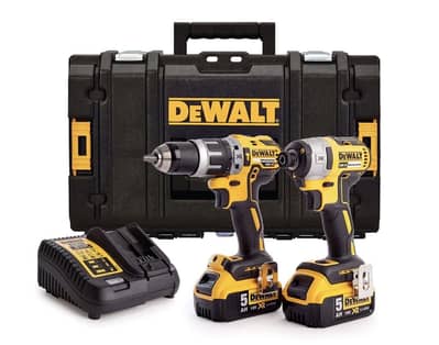 DeWALT DCK266M2T 18V XR BRUSHLESS COMBI DRILL & IMPACT DRIVER TWIN KIT