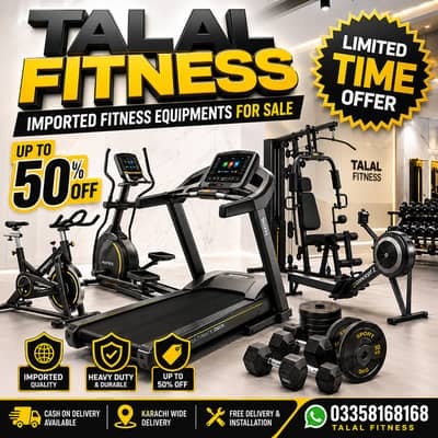 imported running machines. exersice cycles and  home gym equipments.
