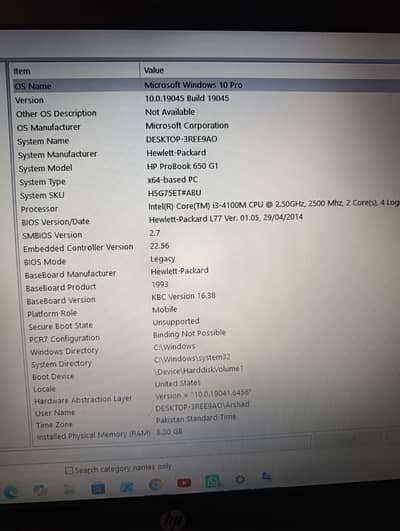 ​​ HP ProBook 650 G1 (Core i3, 8GB)  100% Scratchless