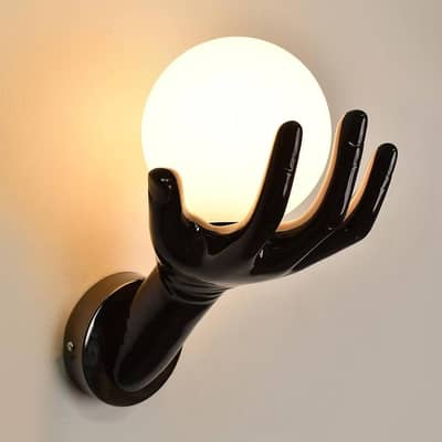 Hand and Ball walll Light