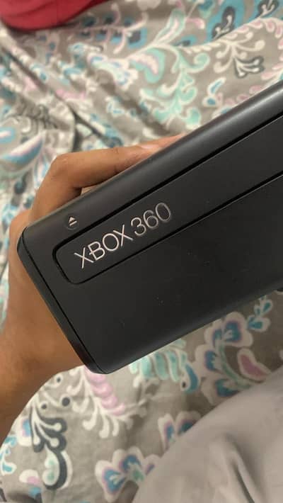 Xbox 360 with 2 controllers and games