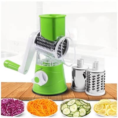 Drum Cutter Vegetable Chopper Speedy Rotary Drum Grater Slicer