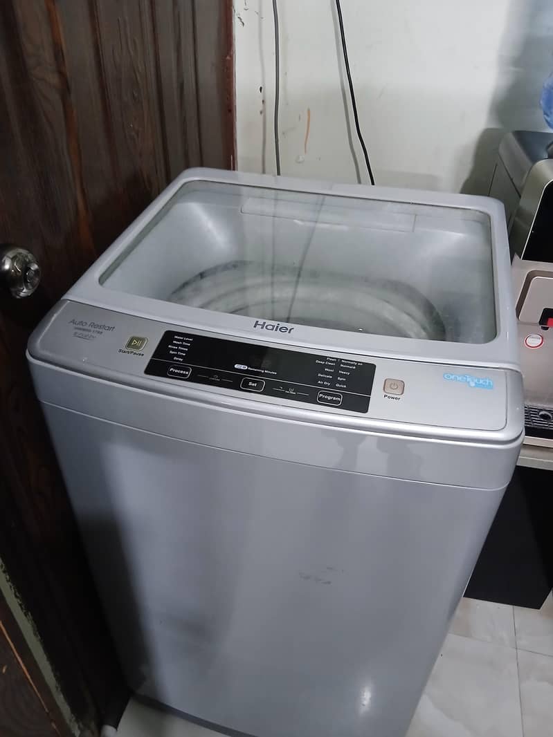 haier full automatic washing machine 1