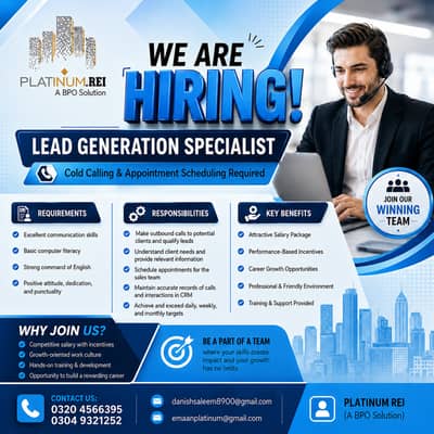 Call Center Staff Required For Real Estate |Call Center Jobs | Jobs