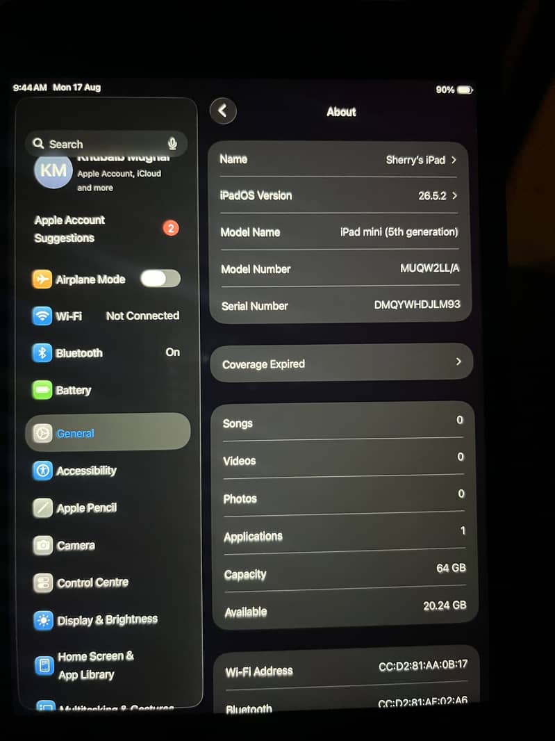 I pad mini 1