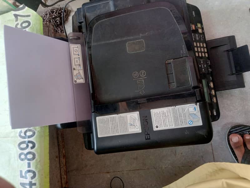 Laptop and printer 4