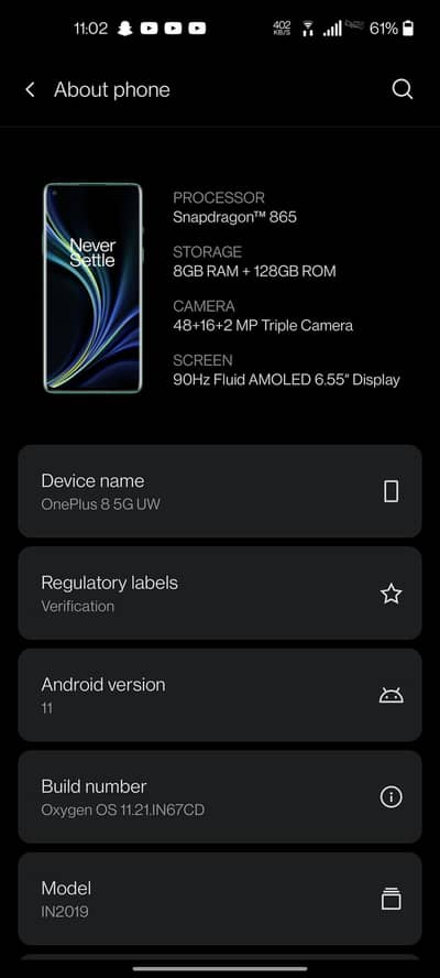 One Plus 8