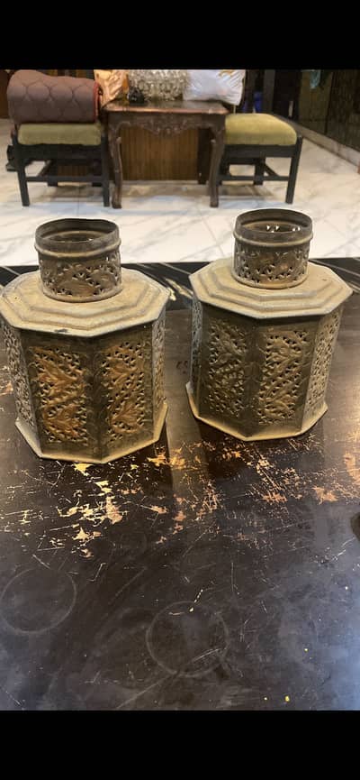 Antique candle light