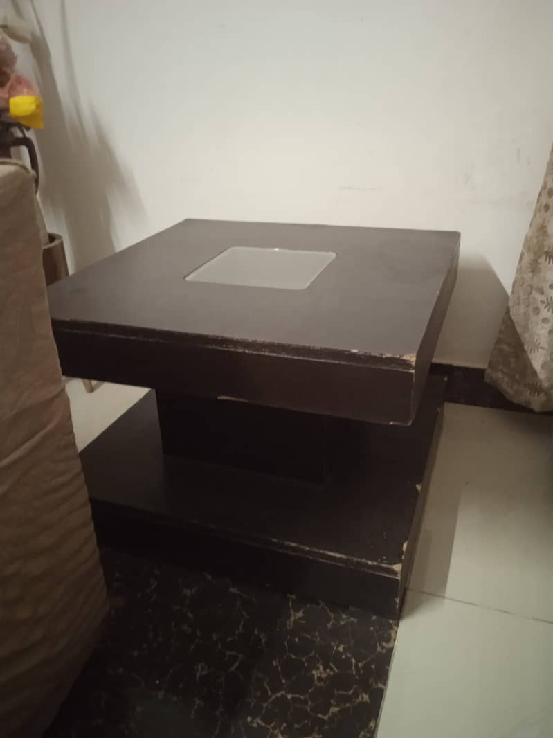 Centre table with 2 side tables 2