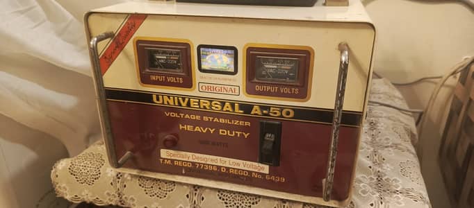 Universal A-50 Voltage Stabilizer 5000W - Working (1 Unit)