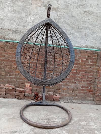 Hanging Swing Chair / Jhoola With Iron Stand / Jhoola Chair with Stand