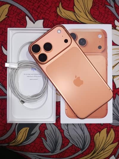 iPhone 17 Pro Max 256GB – Orange | 100% Battery | Like New