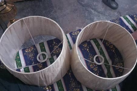 2 side table lamps in new condition
