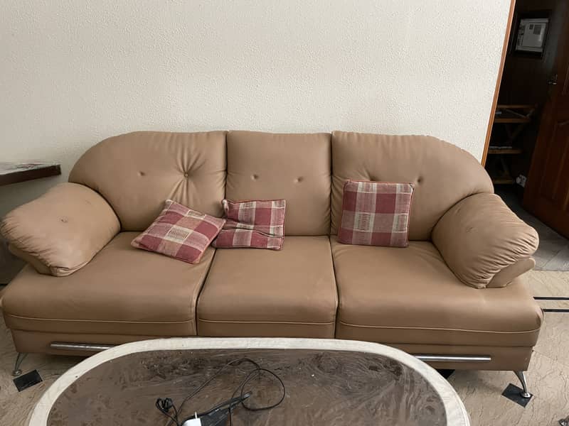 Leather Sofa set 3