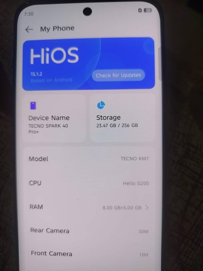 Tecno CAMON 40 Pro plus 1