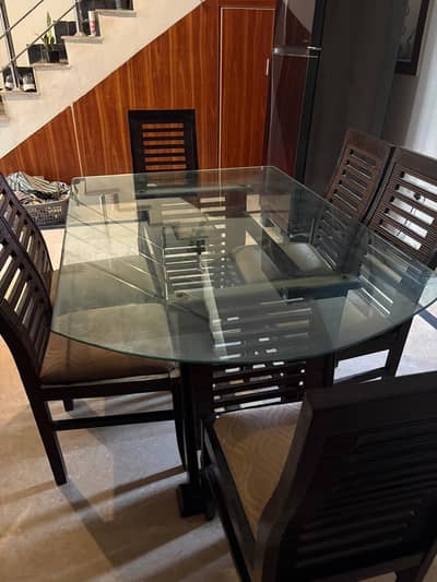 6 chairs dining Set