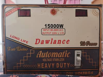 15000W Automatic Heavy Duty Voltage Stabilizer | 80–260V | Working